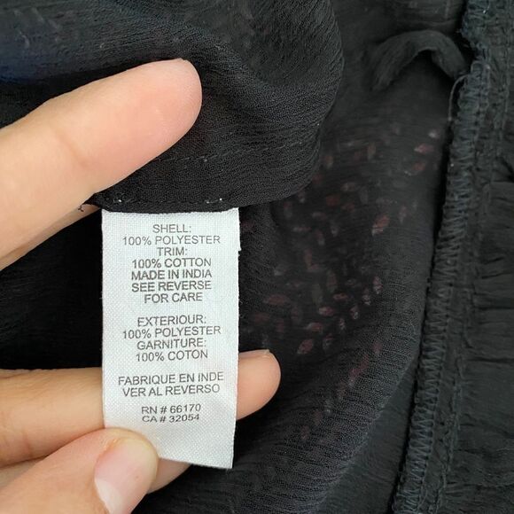 COPY - Free People Floral Embroidered Long Sleeves Sheer Mini Dress - Picture 7 of 8